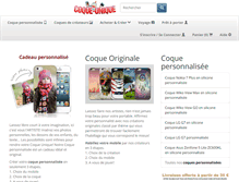 Tablet Screenshot of coque-unique.com
